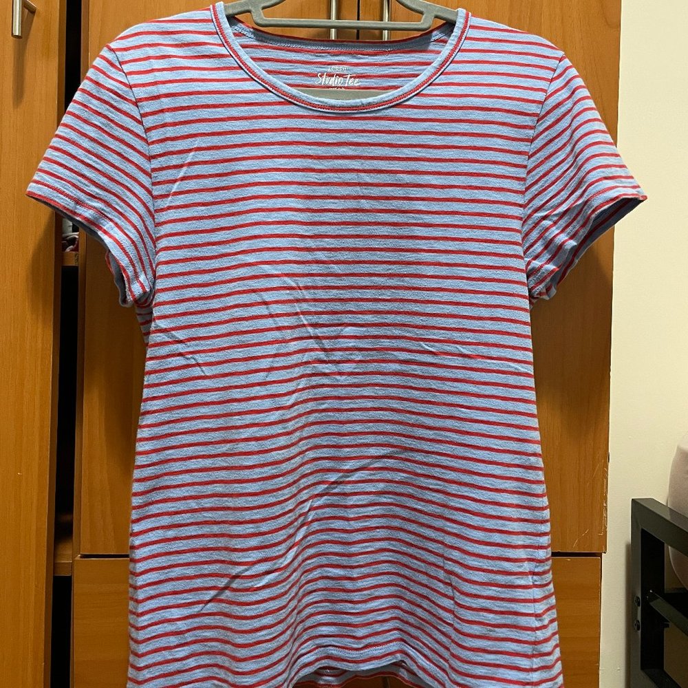 Old Striped J. Crew Studio Tee Shirt